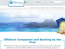 Tablet Screenshot of offshore-pro.com